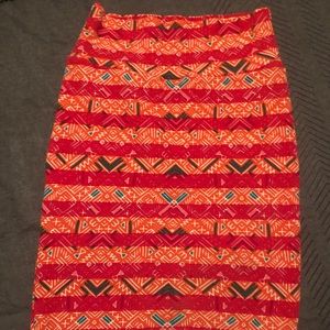 Lularoe xs geometric Cassie skirt NWT